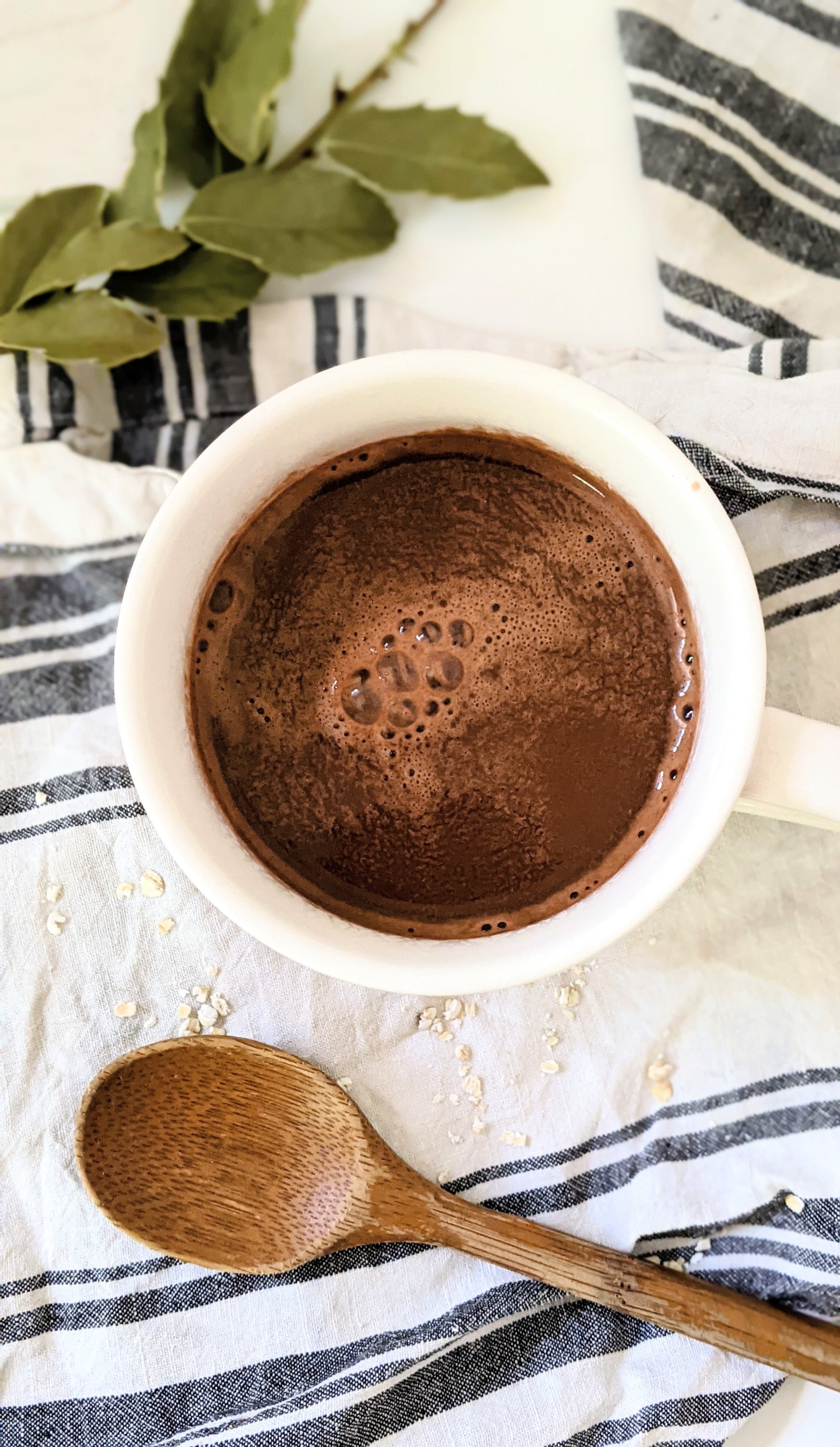 salted oat milk hot chocolate vegan gluten free dairy free hot cacao recipes with oat milk homemade not slimy how to make easy oat milk in blender recipe hot chocolate with sea salt
