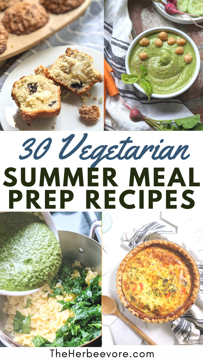 vegetarian summer meal prep recipes meatless healthy plant based meal prep recipes for summer make ahead meals without meat vegan and vegetarian dairy free and gluten free summer recipes