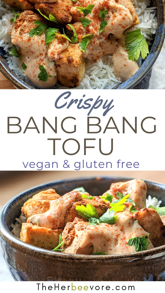 air fryer bang bang tofu recipe vegan gluten free dairy free bang bang sauce plant based tofu yum yum sauce recipe with silken tofu bang bang sauce flavorful sauce with lime juice and garlic