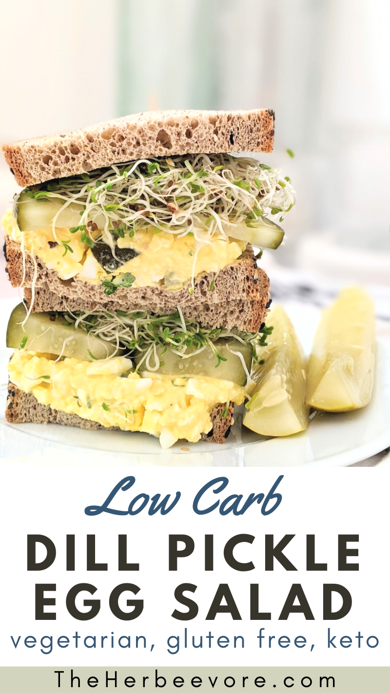 low carb dill pickle egg salad sandwich with keto bread recipes healthy high fiber egg salad sandwiches high protein keto lunches without meat no meat low carb sandwiches meatless lunch ideas ketosis