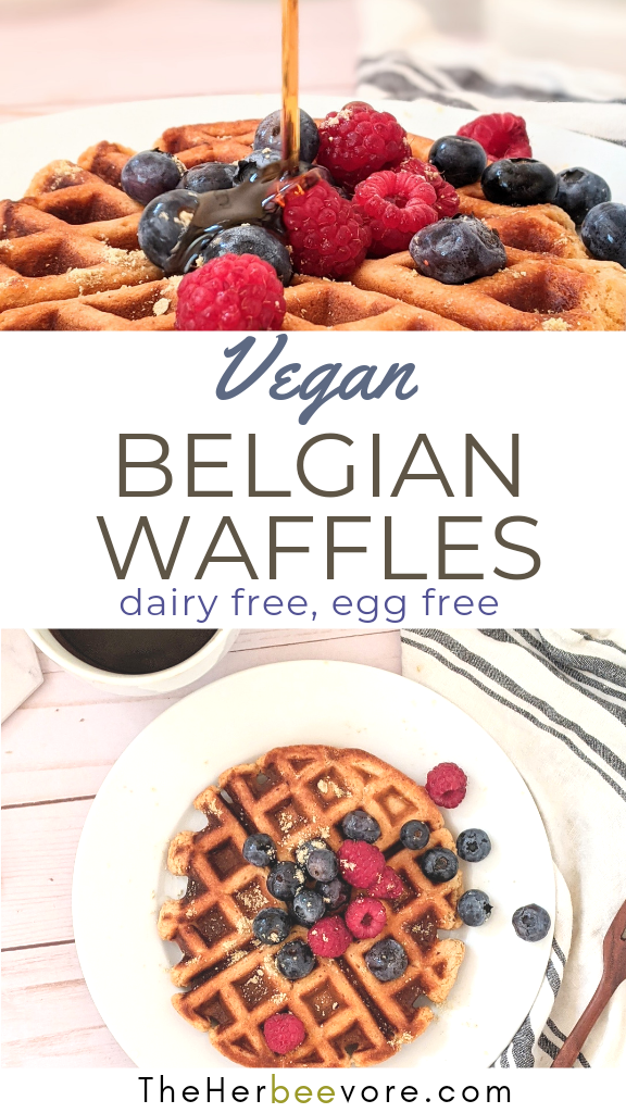 belgian waffles without eggs recipe dairy free waffles vegan homemade belgian waffles without butter toppings like powedered sugar whipped cream or fresh fruit