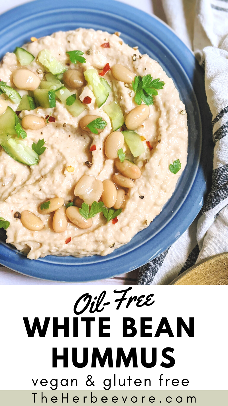 white bean hummus with tahini recipe vegan gluten free lemon navy bean hummus without chickpeas healthy vegetarian potluck appetizers and side dishes for parties without meat