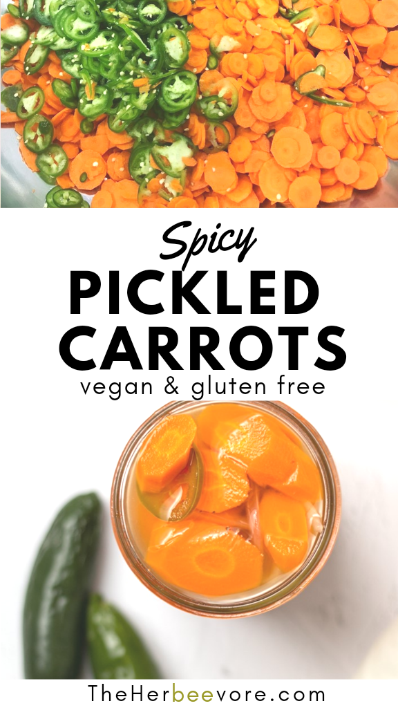 spicy pickled carrots recipe vegan gluten free taco condiment mexican restaurant style spicy carrots recipe paleo whole30 condiments