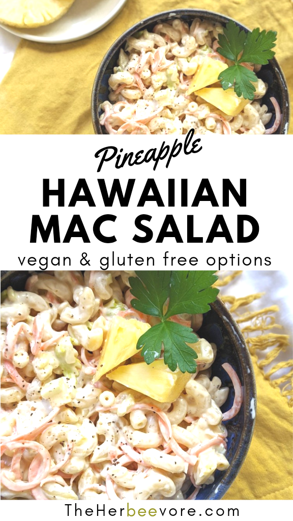 hawaiian mac salad vegan macaroni salad with pineapple healthy fresh gluten free easy summer bbq side dish crowd pleaser appetizers