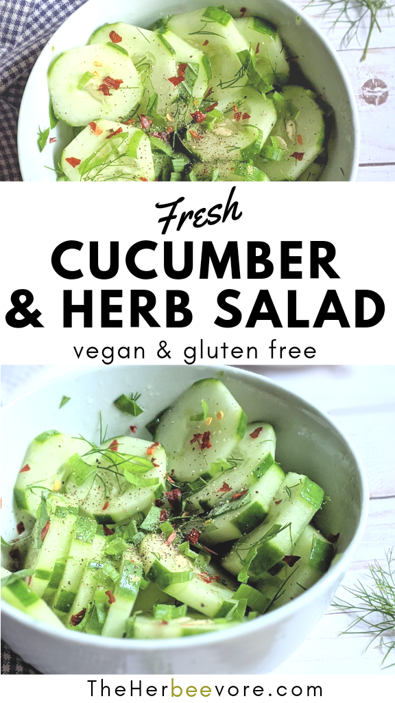 herby cucumber salad recipe cucumber salad with vinegar and sugar and dill recipe herby cucumbers from the garden salads for summer potlucks gatherings party salads healthy recipes