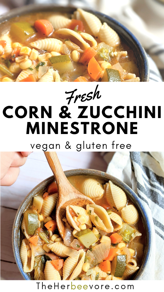 vegan summer minestrone soup with corn and zucchini spicy minestrone with fresh tomatoes basil and carrots recipe vegetarian gluten free