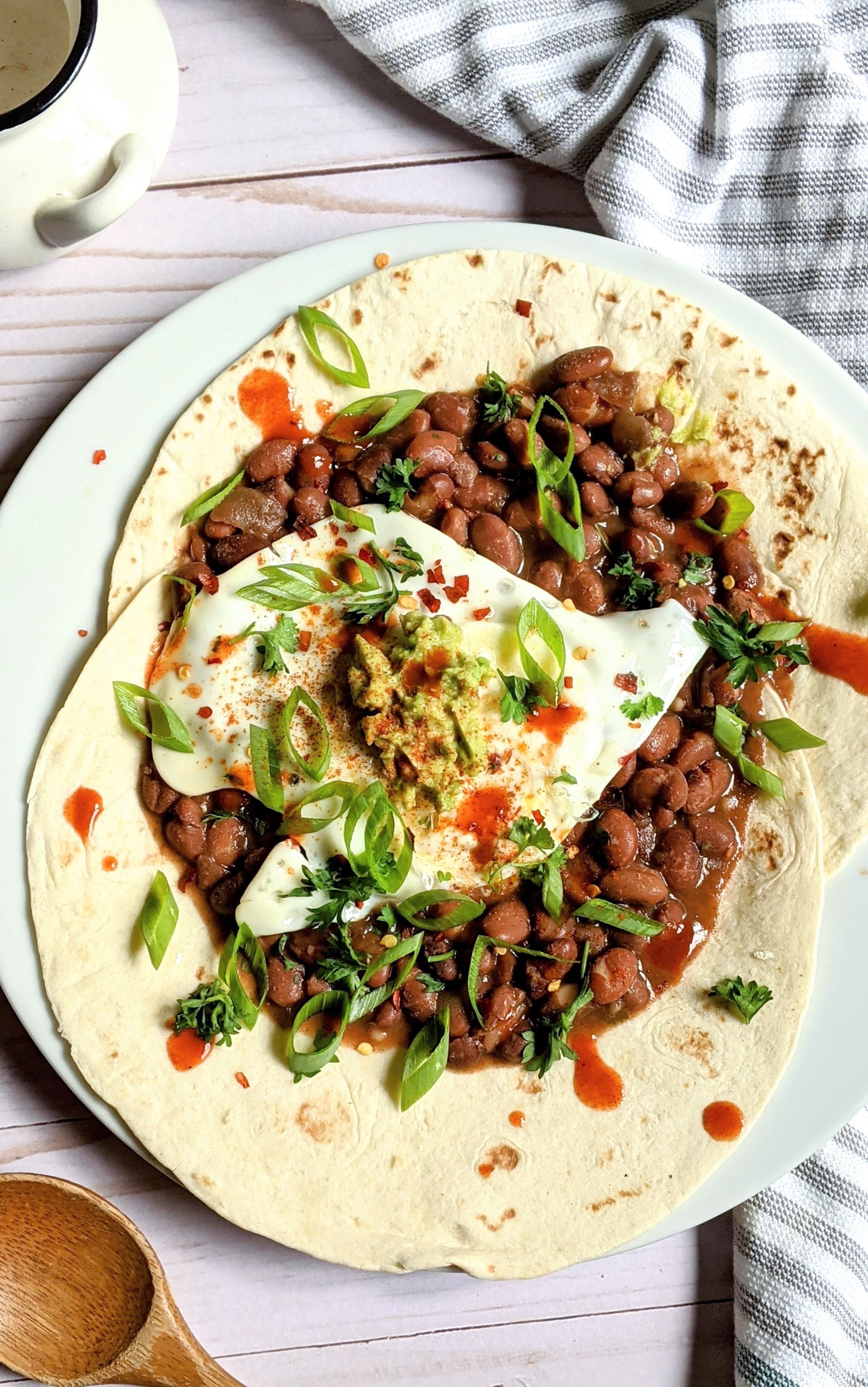 vegetarian gluten free breakfast recipe american huevos rancheros with pinto beans and corn tortillas gluten free brunches with eggs and spicy beans healthy mexican brunch recipes 