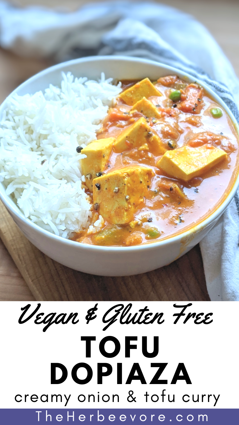 vegan gluten free indian tofu recipes dairy free dopiaza vegetarian easy weeknight dinners with indian curry tofu and vegetables over basmati rice
