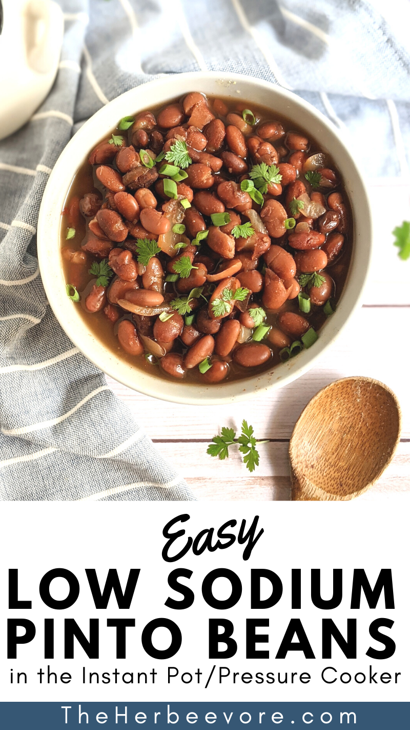 healthy pinto beans without salt recipe make beans pressure cooker no salt instant pot recipes with beans and vegetables onion garlic paprika pepper cilantro lime juice and chili flakes