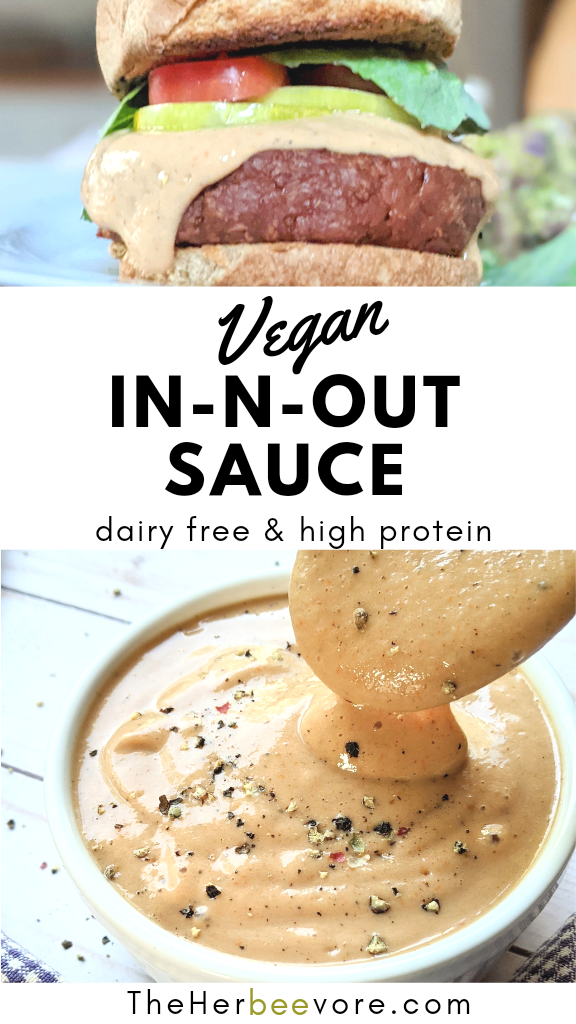 dairy free in n out sauce recipe vegan gluten free california burger sauce for animal style fry sauce animal style burger sauce plant based in n out recipes copycat from in and out restaurant