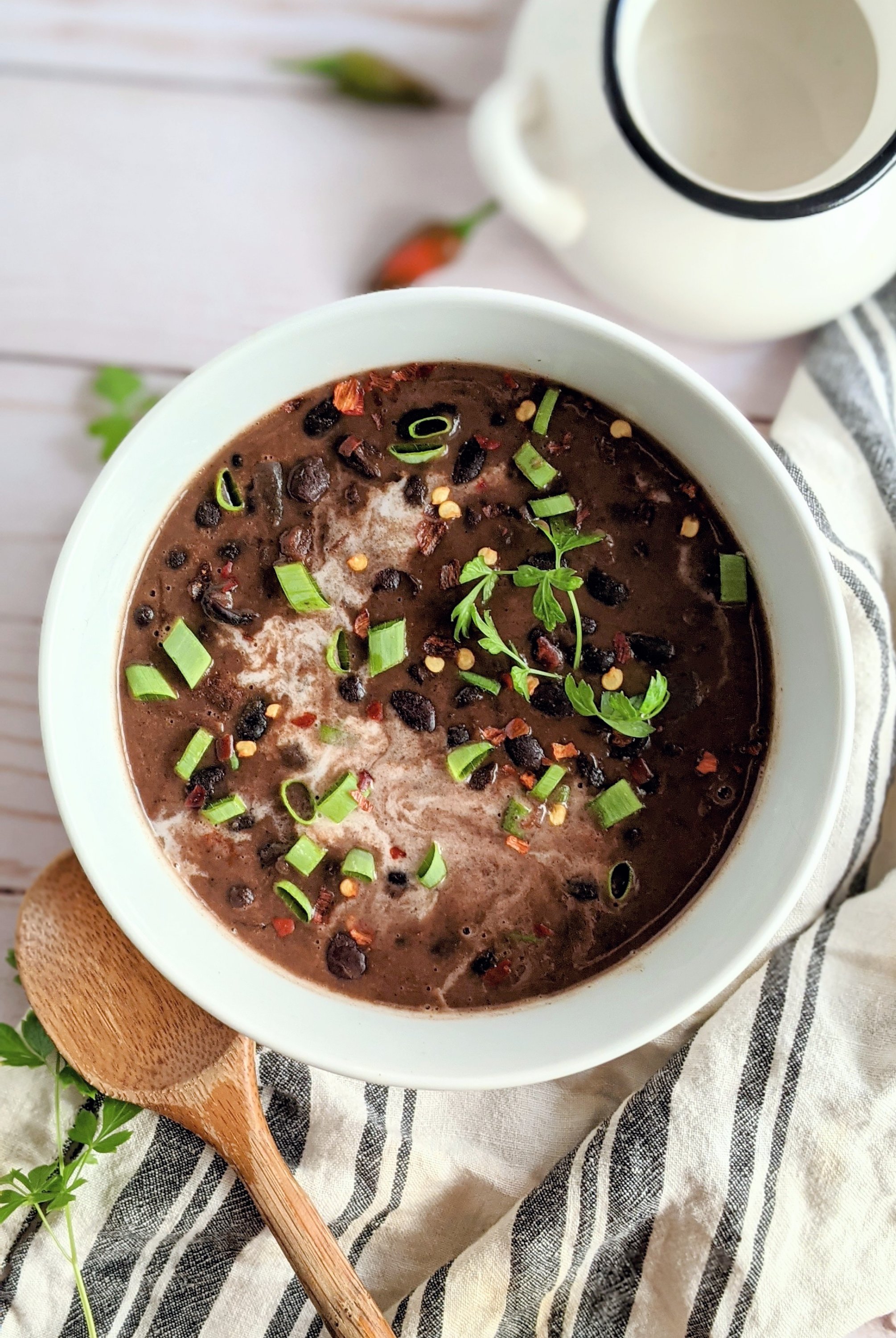 black beans and coconut milk soup recipe gluten free creamy dairy free bean soup without milk no dairy creamy soups gluten free black bean soup with coconut milk vegan vegetarian meal prep with black beans