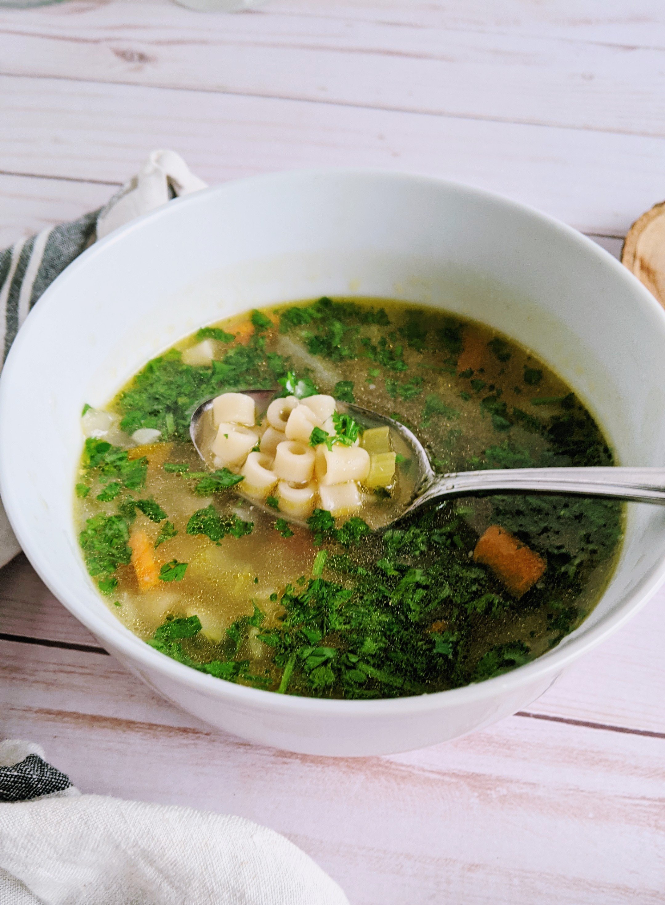 parsley soup recipe healthy recipes with parsley parsley stem soup stock vegetable stock parsley soup with noodles carrots onion celery and ditalini pasta soup