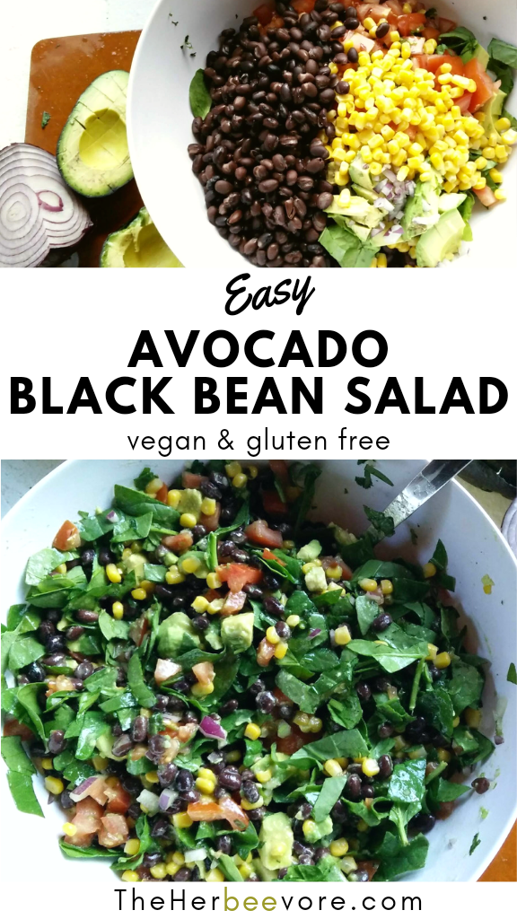 black bean avocado salad recipe vegan gluten free taco tuesday side dishes southwestern salad with avocado and bean salad recipes healthy corn salad for tacos