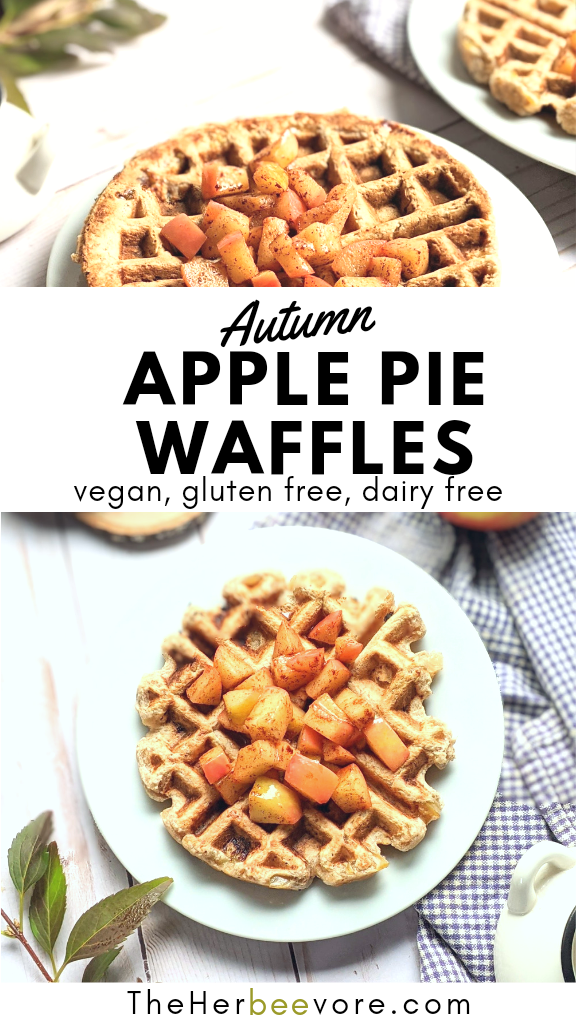 apple pie waffles recipe with leftover apple pie filling recipes healthy breakfasts vegan gluten free