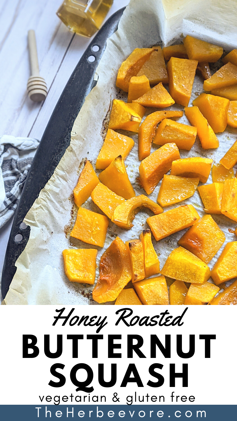 sheet pan butternut squash honey roasted with sunflower oil high oleic oil for roasting squash salt and pepper and raw local honey recipes