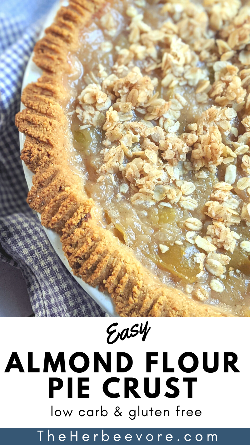 low carb gluten free pie crust with almond flour easy keto pie dough recipe