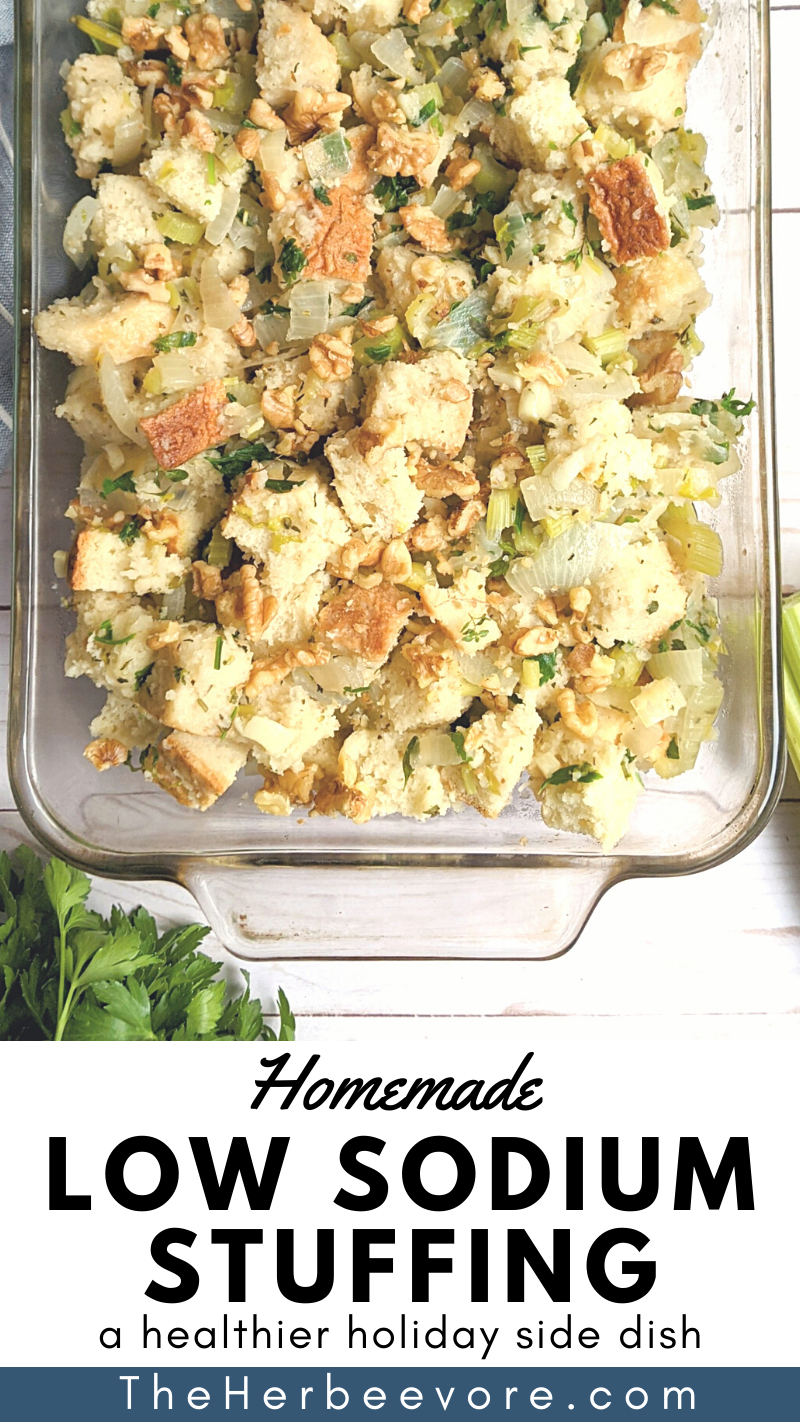 healthy stuffing recipe thanksgiving homemade stuffing without salt meatless stuffing recipe no sausage gluten free homemade herb stuffing with parsley