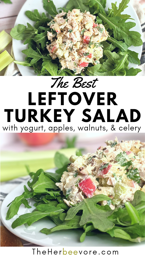 leftover turkey salad without mayo recipe how to make turkey salad without mayonnaise greek yogurt turkey salad with apples and walnuts recipe thanksgiving leftovers low fat