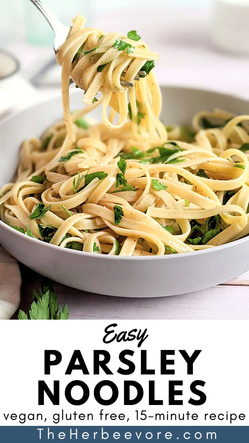 pasta with parsley sauce lemon olive oil garlic noodles with fresh parsley recipes healthy pastas 15 minutes no meat