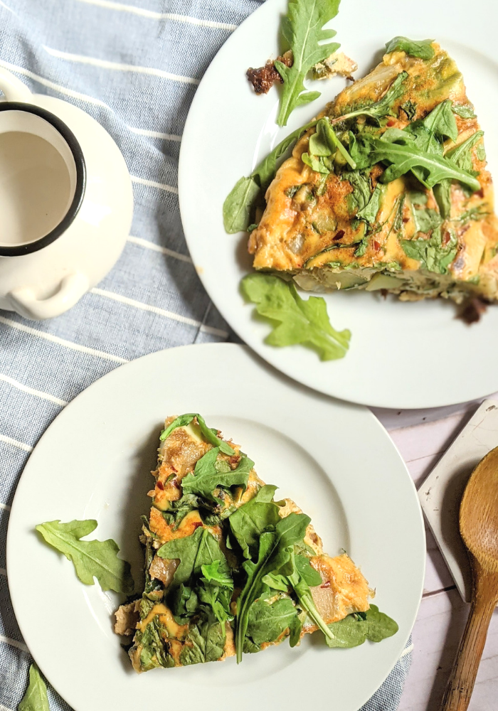 frittata with rocket greens for breakfast recipes vegetarian arugula recipes how to eat cooked arugula
