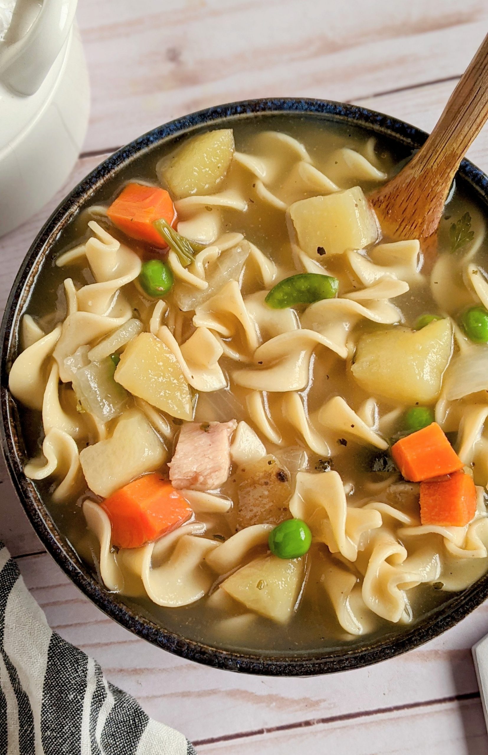 chicken noodle soup with potatoes recipe gluten free dairy free potato chicken soup healthy