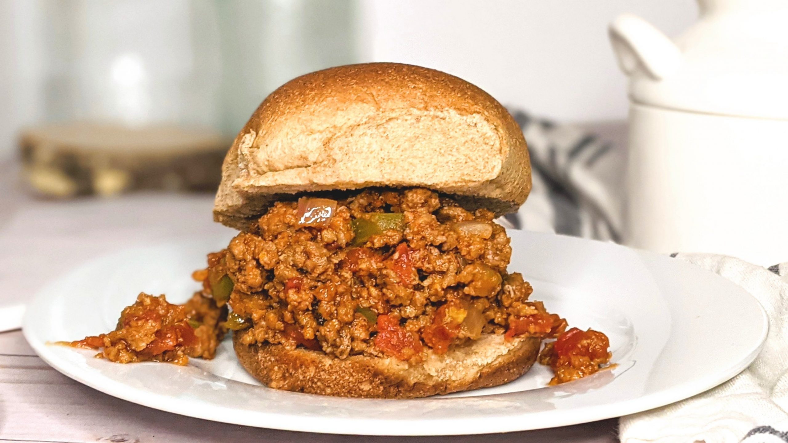 gluten free sloppy joes recipe easy no salt sloppy joes with onions bell pepper tomatoes and spices gluten free