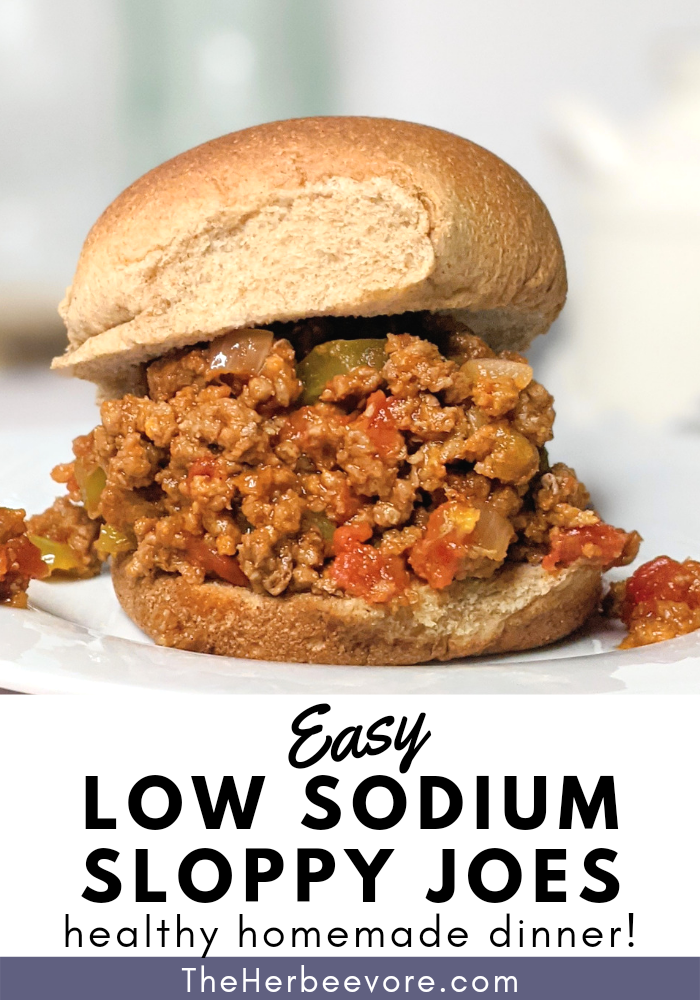 no salt added sloppy joes from scratch recipe easy ground beef sandwiches without salt very low sodium recipes
