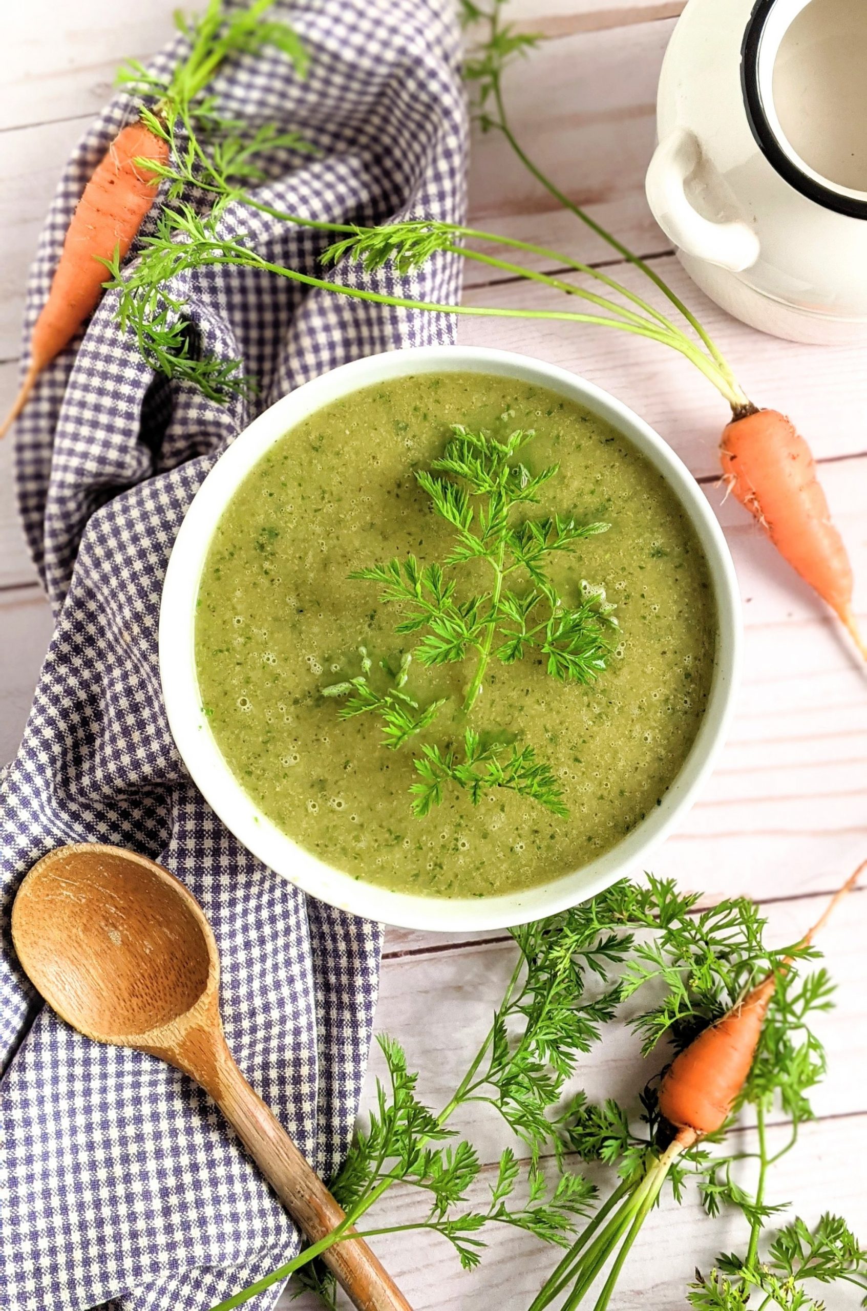 carrot top soup recipes hely ways to cook carrot greens soup vegan gluten free garden carrot green recipes