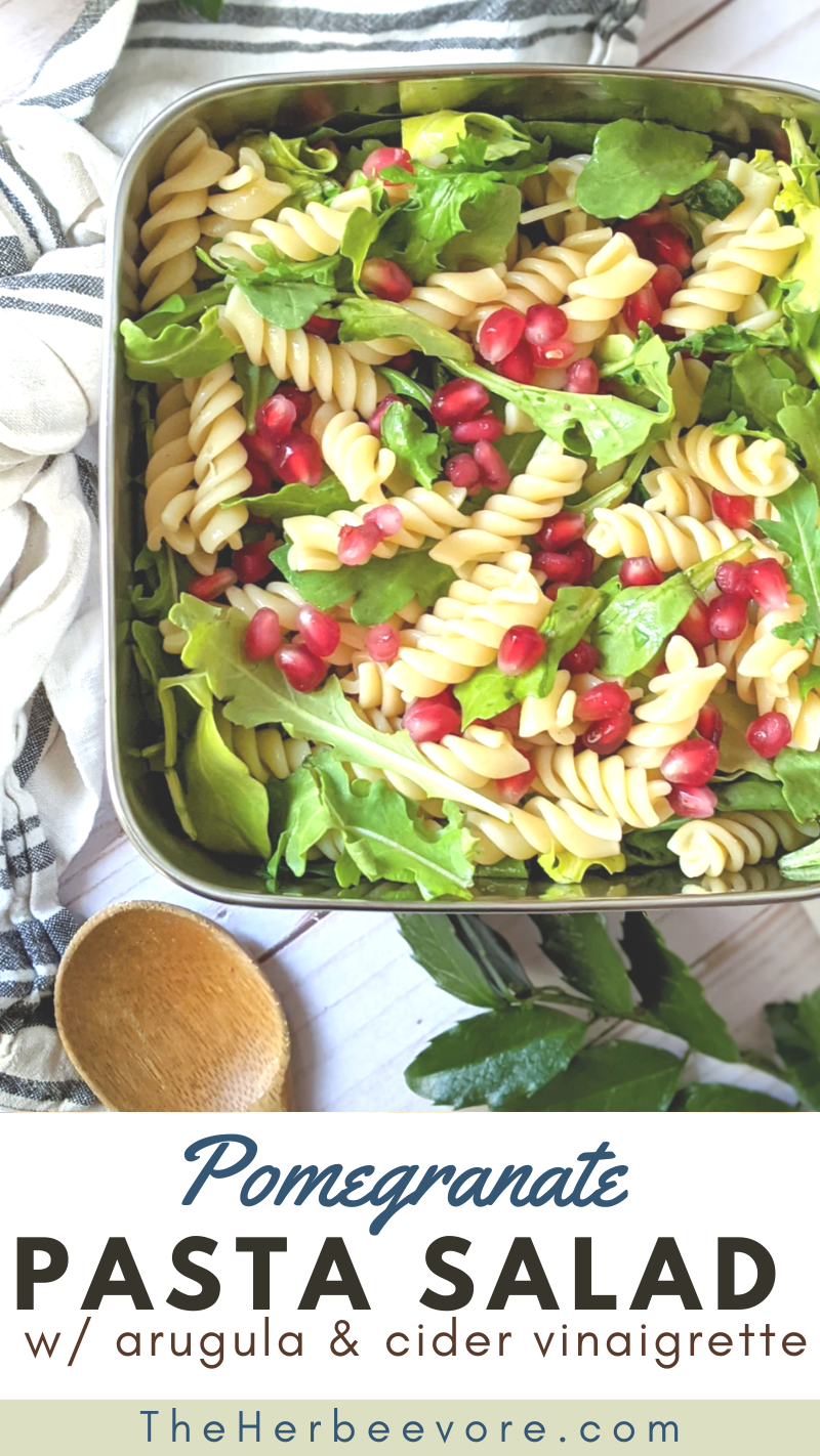sweet and savory pasta salad recipes with apple cider vinaigrette salad  dressing savory pomegranate seed recipes