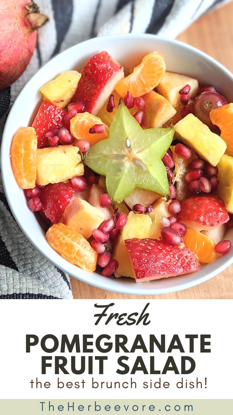 fresh winter seasonal fruit salad recipes for christmas star fruit salad with pomegranate seeds holiday brunch recipes healthy low calorie raw vegan