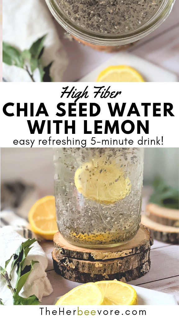 chia seed water recipe tiktok viral chia water high fiber weight loss
