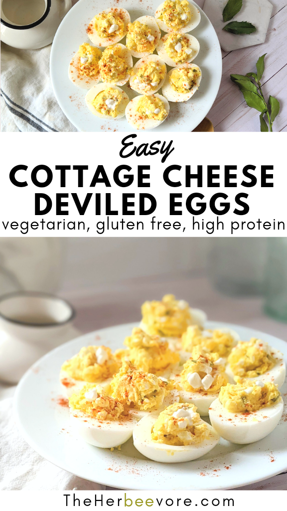 cottage cheese deviled eggs lower fat deviled eggs without mayo recipe vegetarian appetizers high protein