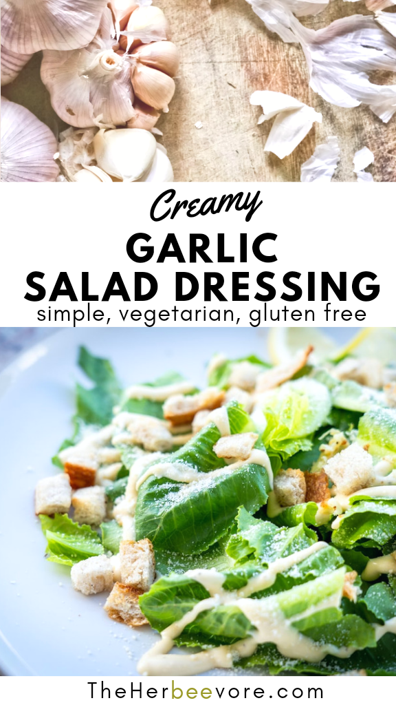 creamy garlic salad dressing with sour cream and mayo salad dressing with garlic family recipe restaurant recipe for creamy dressing vegetarian gluten free