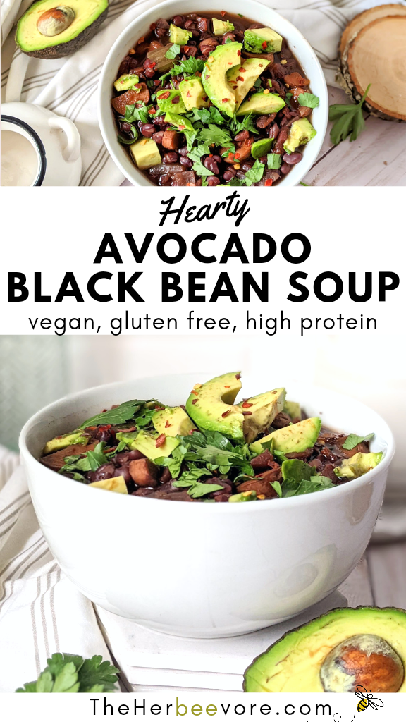 avocado black bean soup recipe high protein vegan soups to meal prep recipes with beans and avocado veganuary meal prep recipes