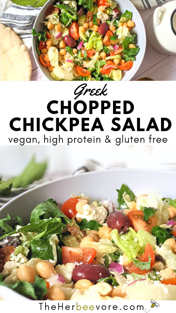 greek chopped salad with chickpeas healthy salads for new vegans plant based hearty salads that will keep you full protein vegan salads will fill you up