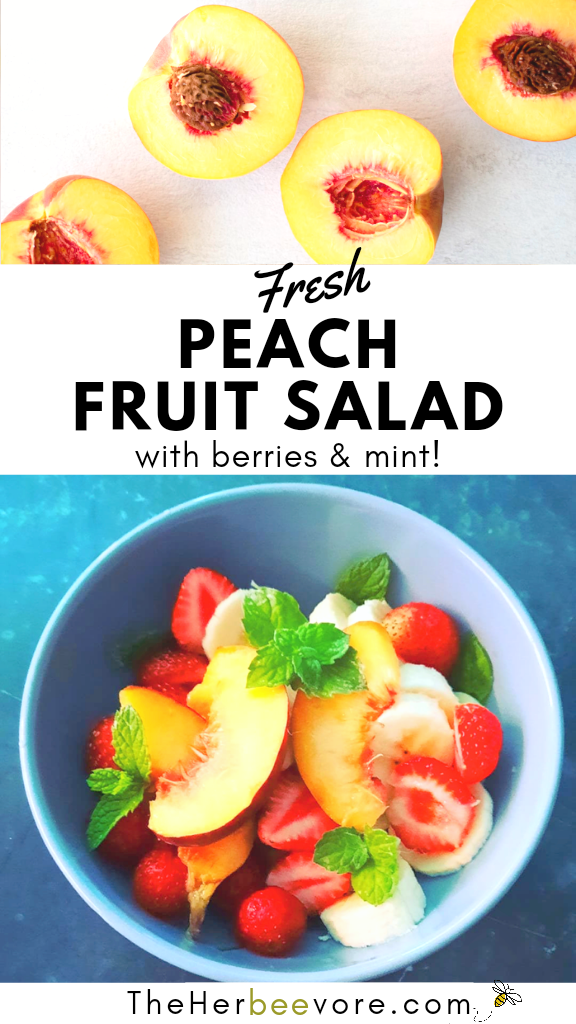 peach fruit salad with mint recipe strawberries banana cantaloupe berries and fresh mint fruit salad recipe