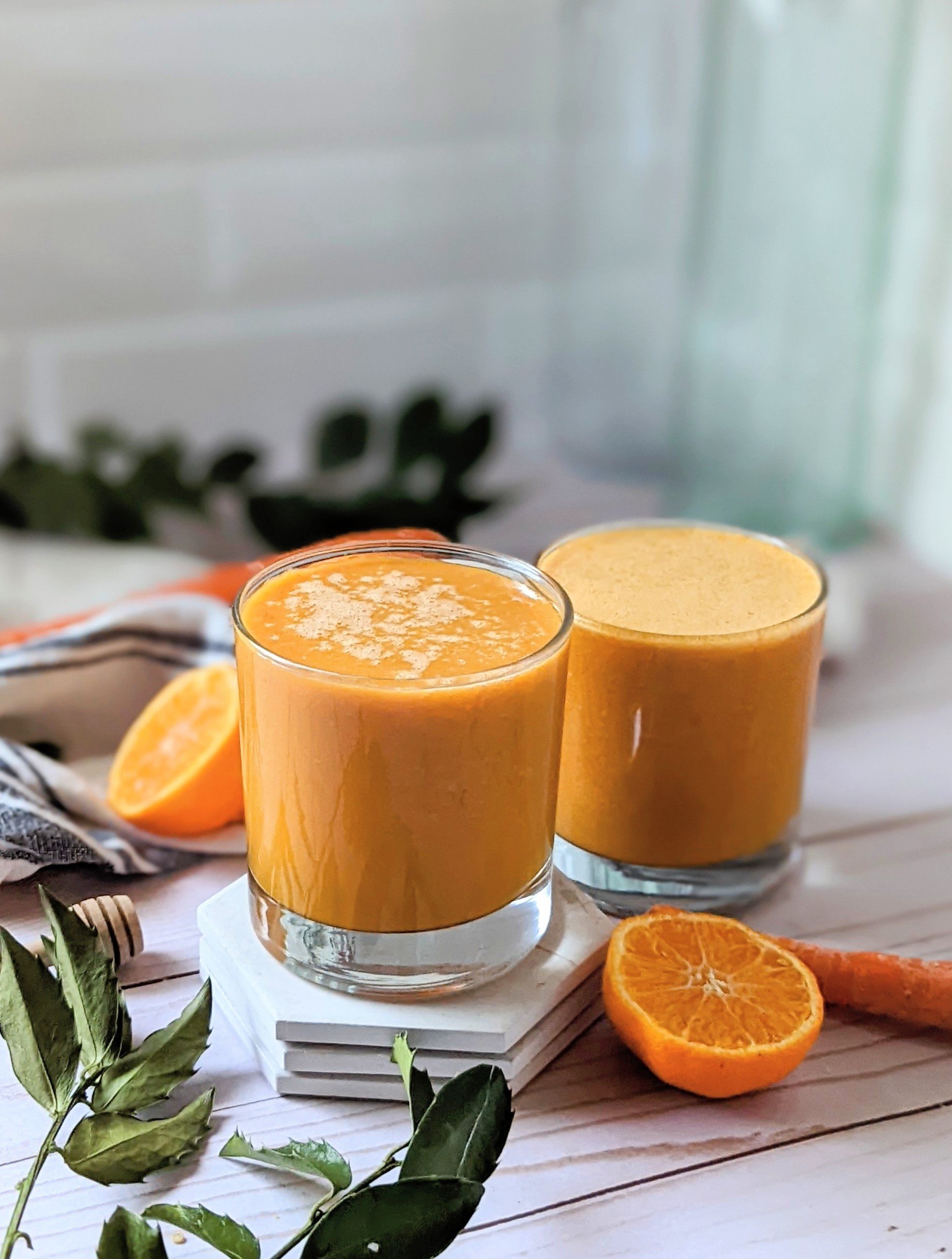 ginger orange smoothie with carrot vitamix smoothies carrot shake with orange juice and ginger juice in vitamix smoothies with vegetables