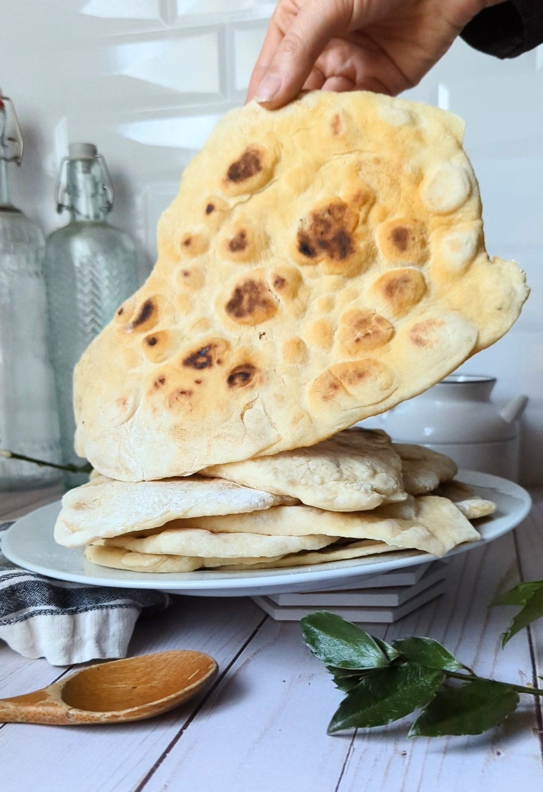 yeast naan recipe egg free dairy free flatbread recipe at home indian naan