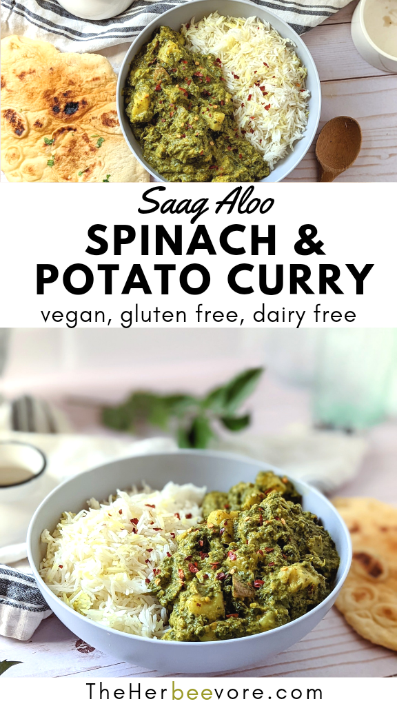 frozen spinach saag aloo recipe no meat indian recipes without meat vegetarian spinach potato curry with garam masala