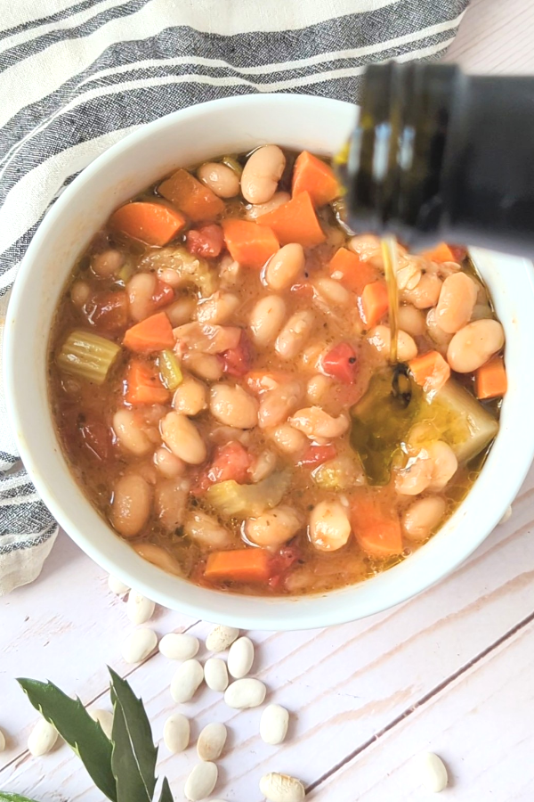 fasolatha recipe bean soup recipe vegan vegetarian gluten free healthy high protein beans cannellini navy bean soup recipe with spices greek inspired recipes greek soups
