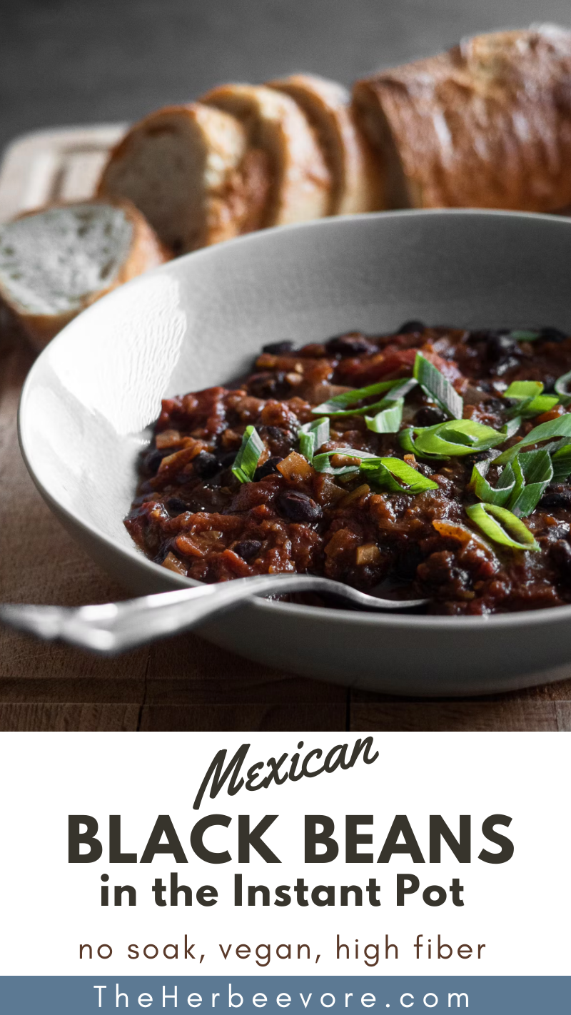 no soak mexican black beans instant pot spicy beans for tacos burritos enchiladas and wraps vegan gluten free vegetarian