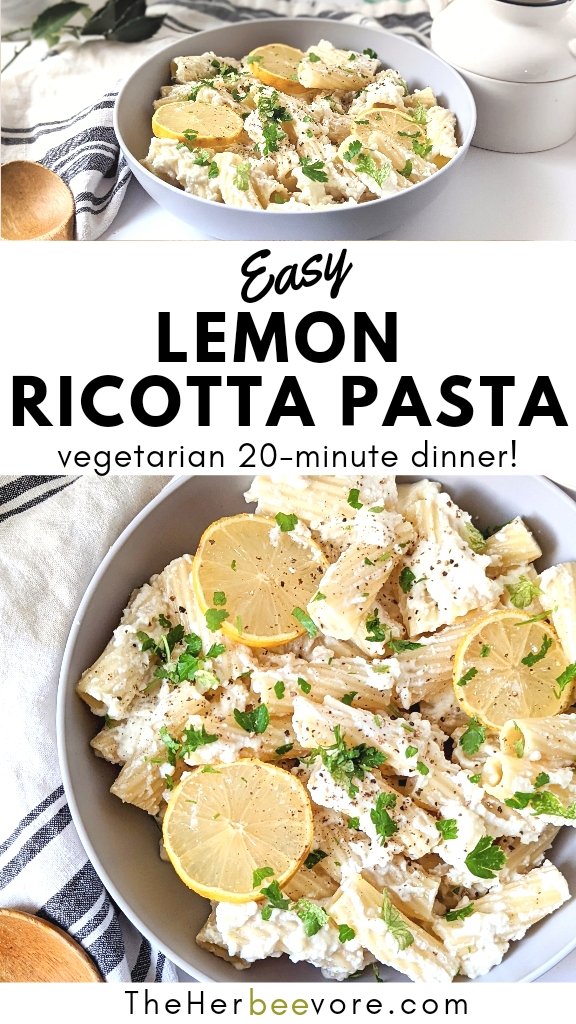 ricotta pasta with lemon recipe vegetarian meatless pastas with cheese ricotta noodles with lemon juice parsley garlic salt and pepper