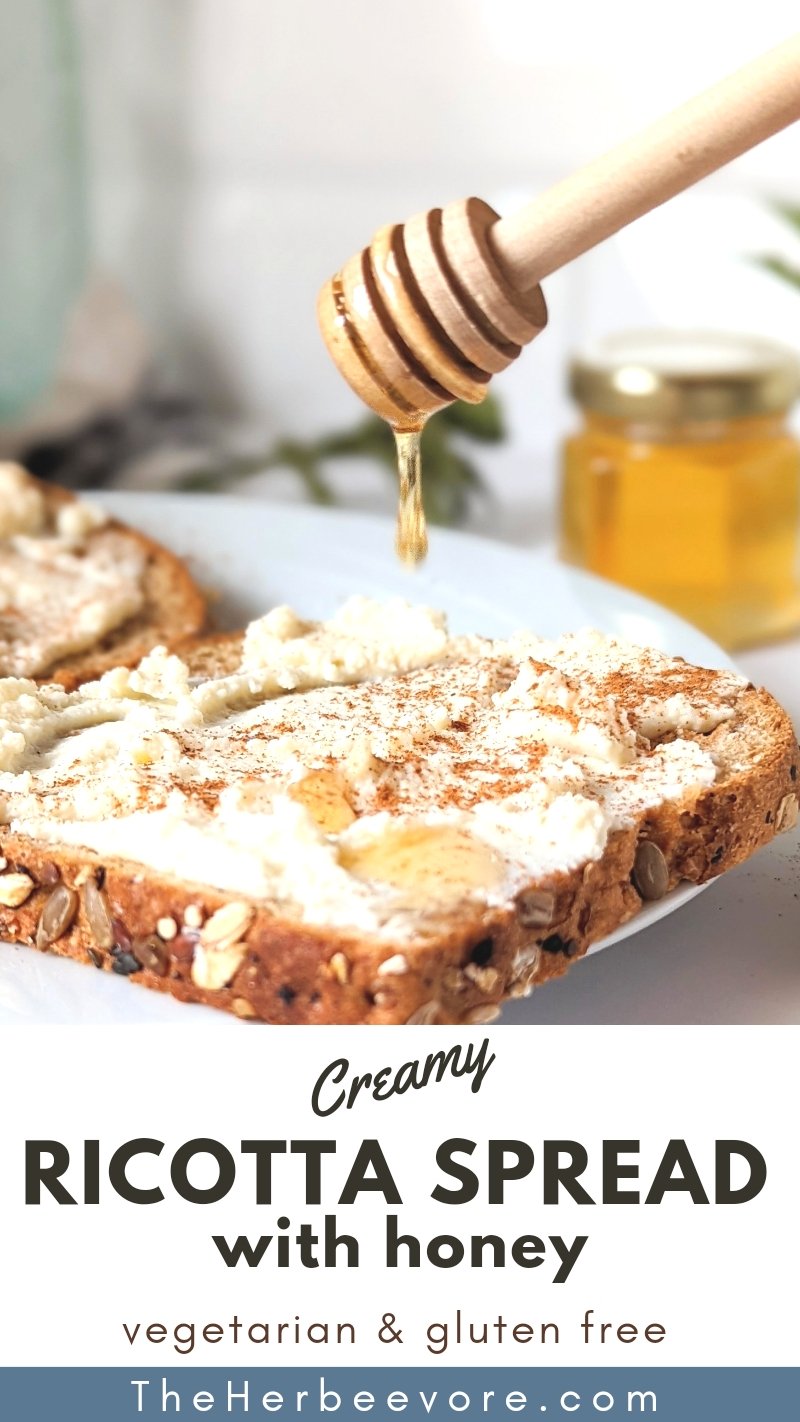 honey dip with ricotta cheese spread with honey raw honey recipes vegetarian breakfasts with ricotta toast with honey cinnamon gluten free bread and sea salt