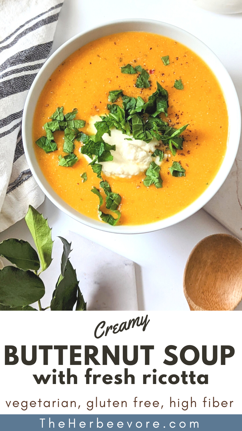 meatless butternut squash soup blended creamy soup with a hand blender butternut soup recipe in one pot