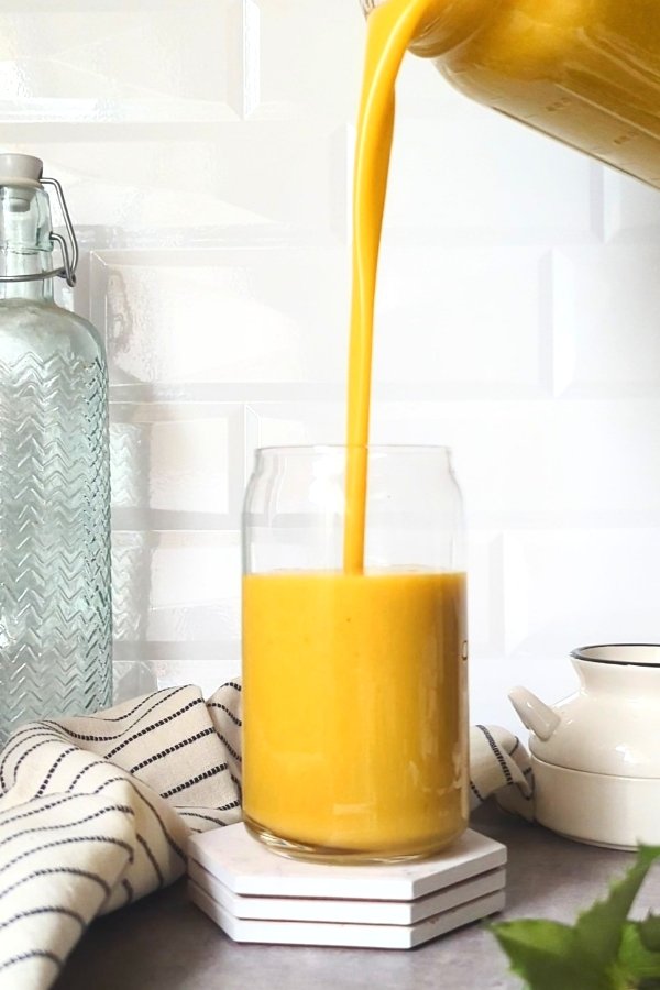 mango protein smoothie vegan gluten free protein smoothies plant based protein powder recipes healthy tropical smoothies with mangoes and fruit