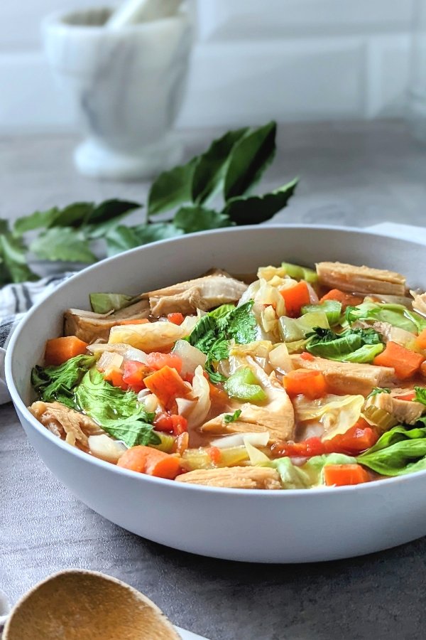 gluten free cabbage soup high protein chicken breast soup recipes with cabbage carrots tomatoes and celery onions garlic