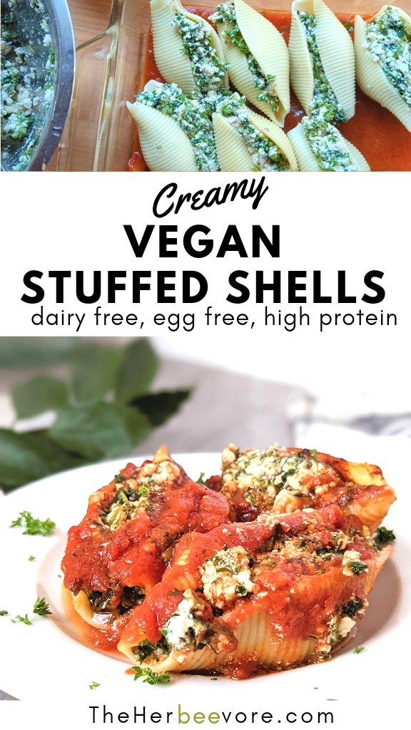 vegan stuffed shells without cheese recipe dairy free stuffed shells with tofu ricotta filling no meat 