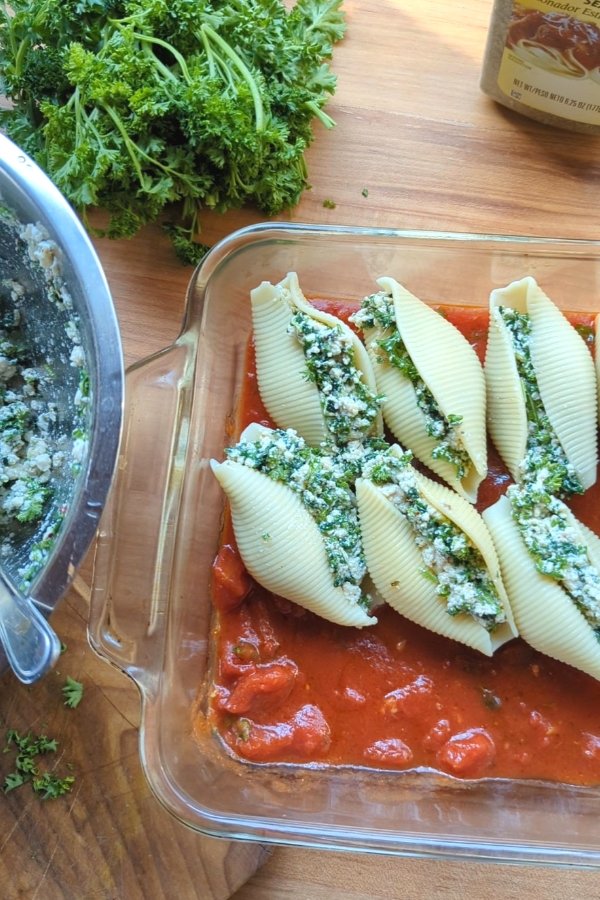 dairy free stuffed shells without cheese vegan gluten free shell filling for conchiglioni vegan recipes
