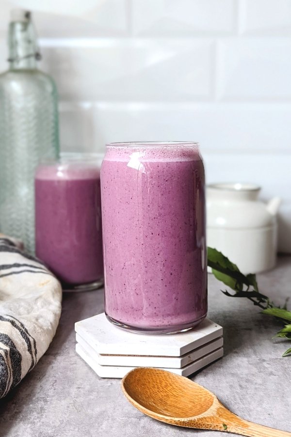 blueberry yogurt smoothie recipe with greek yogurt high protein smoothie recipes without protein powder shake ideas with berries and fruit.