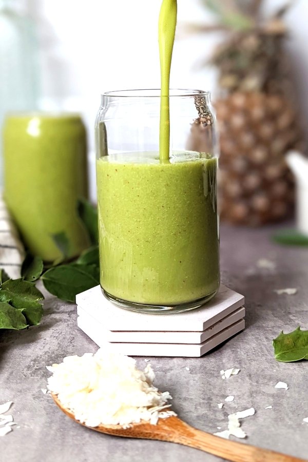 island smoothie recipe dairy free healthy tropical green smoothies for breakfast or after a workout.